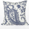 Edina Printed Cotton Cushion Cover, Set of 2, Blue