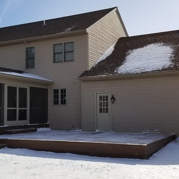 York, PA - Wood Deck added to recent room enclosure