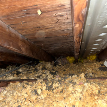 Baffle and Cellulose Insulation Install In Attic