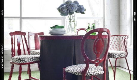 DIY Project: Sit Pretty with Mismatched Chairs