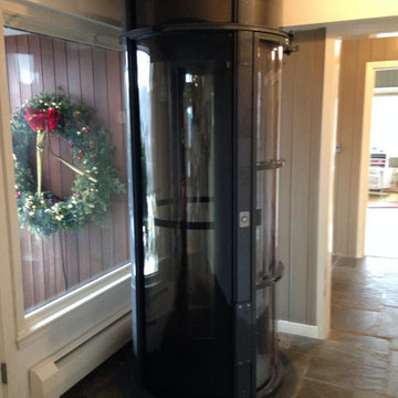 Pneumatic Home Elevator Retro-fit in New Hampshire Residence