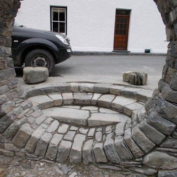 Moongate in the mountains