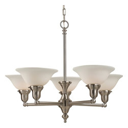 Royce Lighting - Royce Lighting Essex Collection 5-Light Chandelier with Pewter Finish - Chandeliers