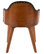 Lumisource Ahoy Chair, Walnut and Black PU Leather