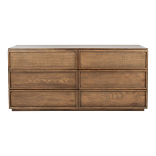 Safavieh Couture Zeus 6 Drawer Wood Dresser - Natural