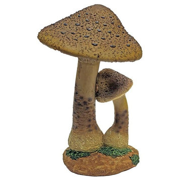 Mystic Forest Red Mushroom Statue