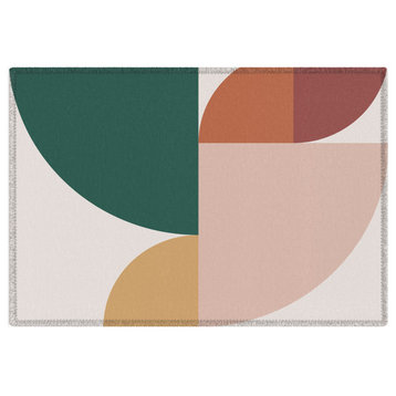 The Old Art Studio Abstract Geometric 11 Outdoor Rug, 4'x6'
