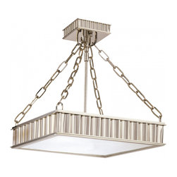 Transitional Style Hudson Valley Middlebury 3 Light Semi Flush Mount - Lighting