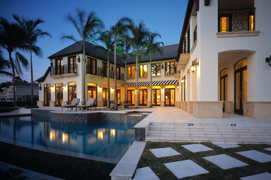 Inspiration for a timeless pool remodel in Miami