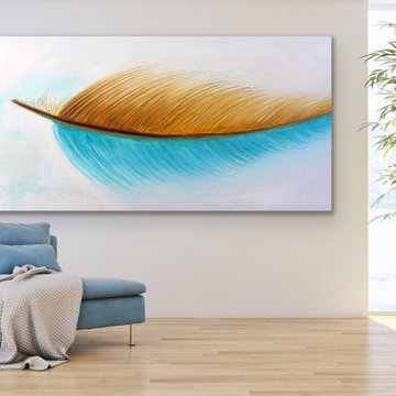 Original Handmade Modern Abstract Custom Art for Modern Contemporary Interiors