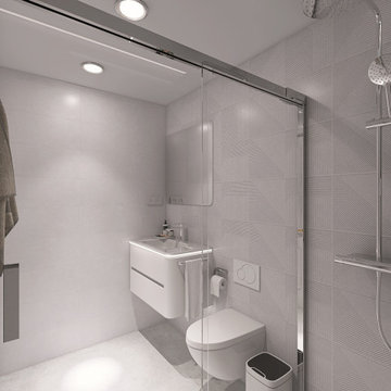 DISEÑO 3D - REDISTRIBUCIÓN APARTAMENTO JUNTO AL MAR