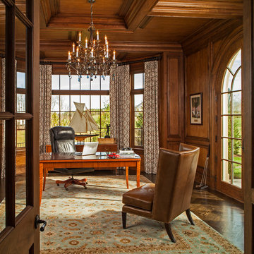 Masculine Home Office Interior Design