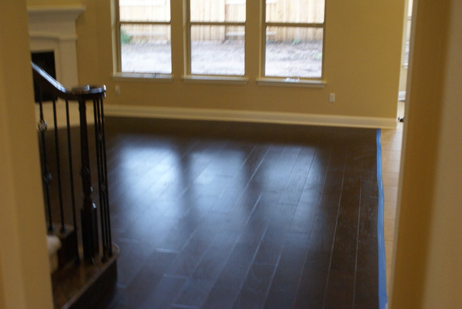 Wood flooring installation