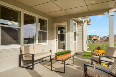 Inspiration for a transitional patio remodel in Other