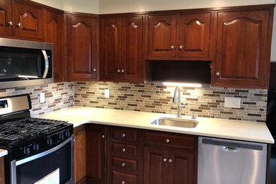 Kitchen Remodel With Redwood Cabinets