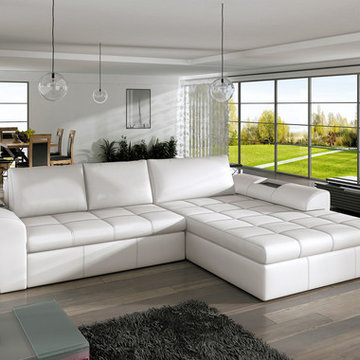 European sectional sleeper sofa LEON
