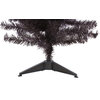 4' x 22" Slim Iridescent Brown Artificial Tinsel Christmas Tree - Unlit
