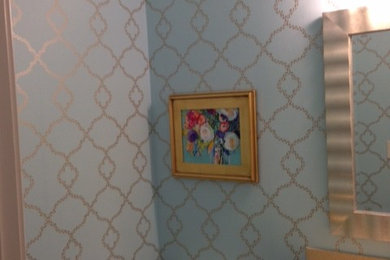 Example of a trendy home design design in Other