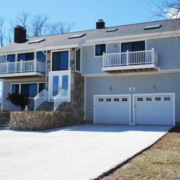 7" HardiePlank Cedarmill Light Mist, CertainTeed Landmark Pro Roof,Deck Install