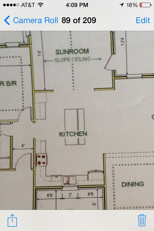 Would This Refrigerator Layout Be An Issue With Floorplan
