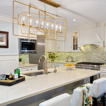 Painted White Kitchen Cabinets