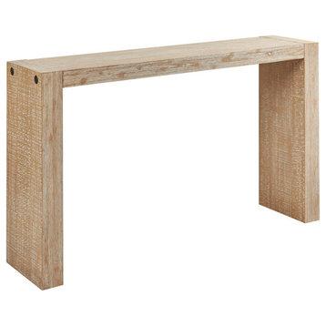 INK+IVY Monterey Reclaimed Farmhouse Natural Wood Console Table