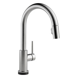 Delta Trinsic&reg; Single Handle Pull-Down Kitchen Faucet Featuring Touch2O&reg; Technol - Kitchen Faucets