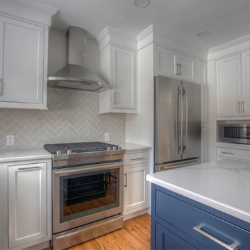 Microwave Cut-Out and Glimpse of Blueberry Island