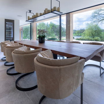 Luxury Dining Room with Sky-Frame