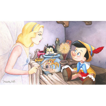 Disney Fine Art Brave Truthful and Unselfish by Michelle St Laurent