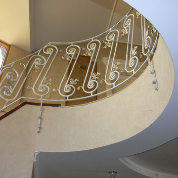 Luxury villa - hand made wrought iron railing