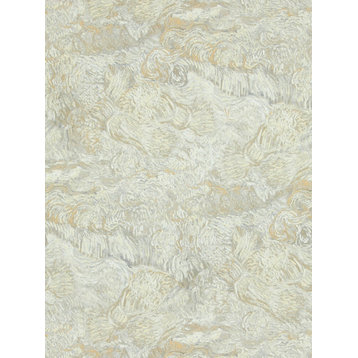 Modern Non-Woven Wallpaper - DW30417171 Van Gogh Wallpaper, Roll