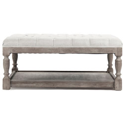 French Country Footstools And Ottomans by Zentique, Inc.