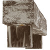 Riverwood Faux Wood Fireplace Mantel Kit w/ Alamo Corbels