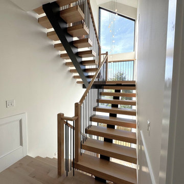 Project #139 | Four Story Modern Floating Staircase