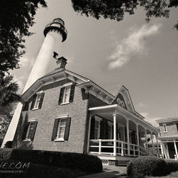 Historic St Simons Lighthouse - St Simons Island - Georgia - Prints And Posters