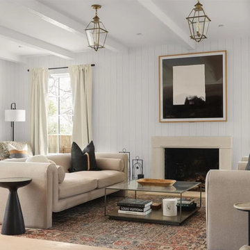 Refined Living Room with Warm Minimalism