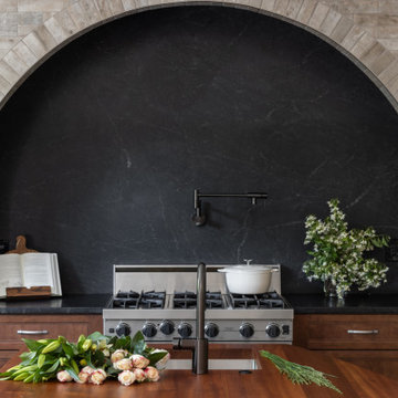 Transitional Modern English Cottage Kitchen