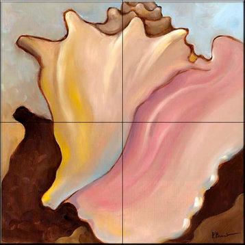 Tile Mural, Conch 1 by Paul Brent