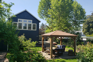 Example of an arts and crafts exterior home design in Other