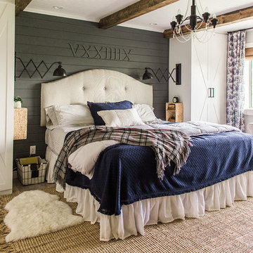 Mountain Farmhouse Master Bedroom