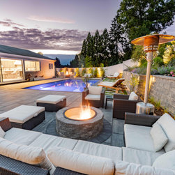 Pre-Packaged Pyzique Round Fire Pit - Fire Pits