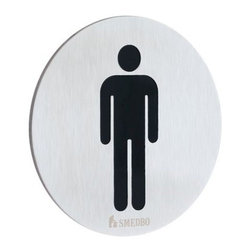 Smedbo XTRA Bath Sign Gentleman FS957 - Home Decor