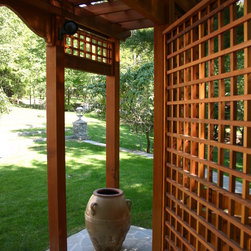 Pergola with Privacy Lattice - Pergolas