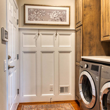 Earthy and Warm Lorton Kitchen and Basement