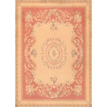 Pasargad Home Abusson Collection Hand-Knotted Wool Area Rug,  8'5"x11'7"