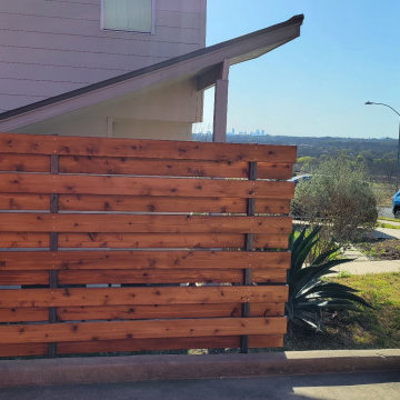 Privacy Screens and Custom Cedar Planter boxes