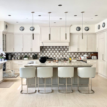 Post Modern Kitchen in Newport Beach