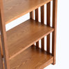 Mission Spindle Side 4 Shelf Bookcase - Michael's Cherry (MC1)
