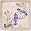 Oriental Rug China Silk Warp 1'1"x1'0" Hand Knotted Carpet